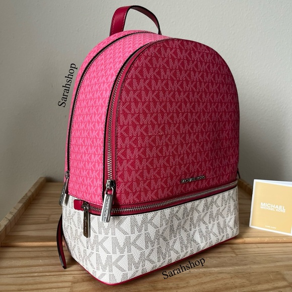 🌼Michael Kors Rhea medium zip backpack - Picture 4 of 15